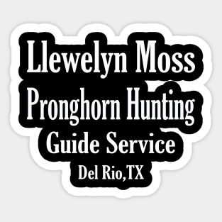 Llewelyn Moss Pronghorn Hunting Sticker